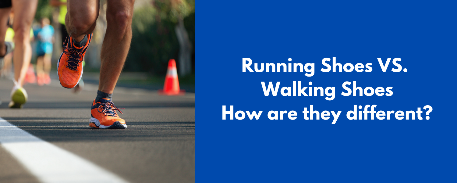 Running Shoes VS. Walking Shoes: How are they different?